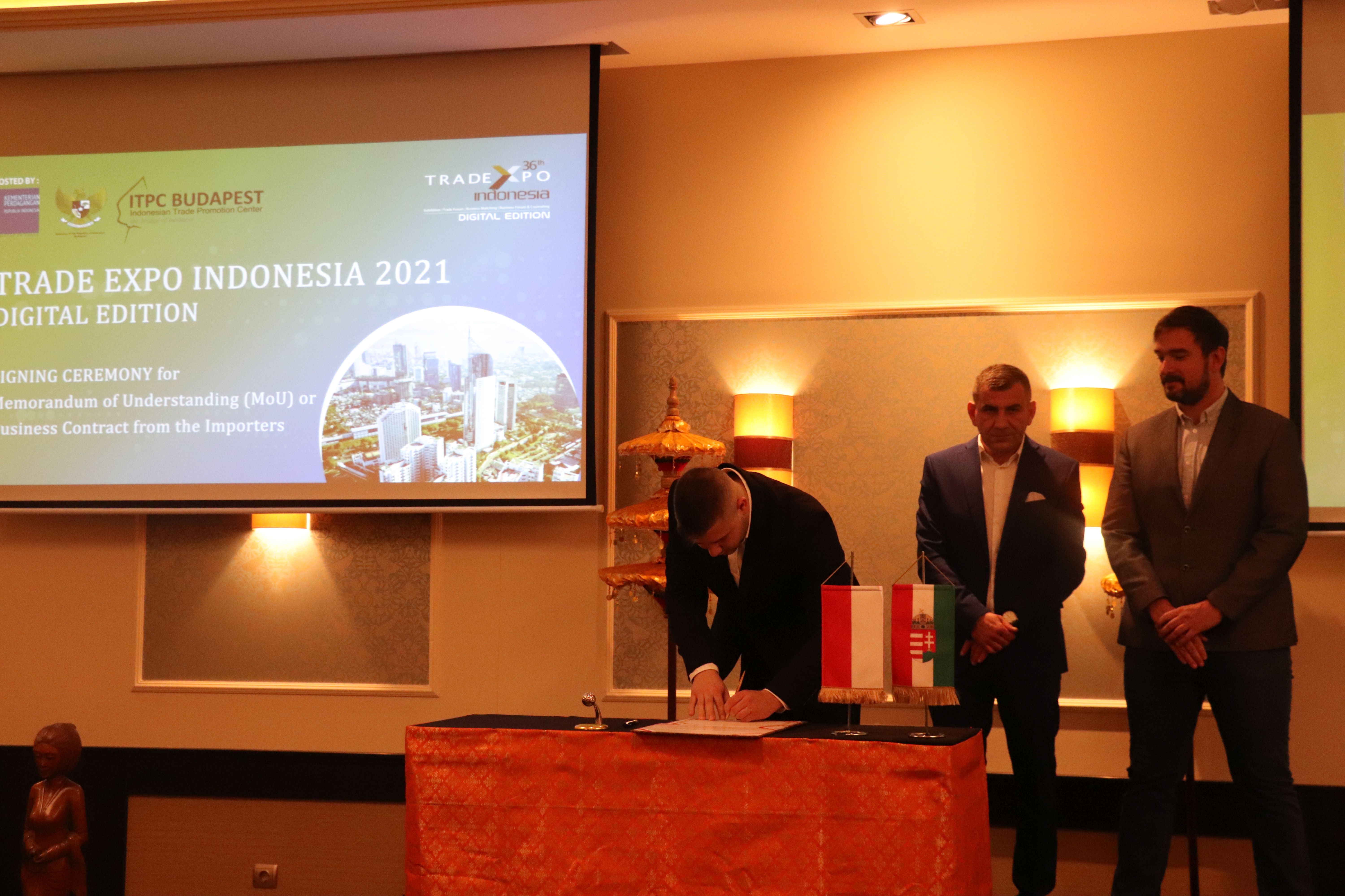 Opening Ceremony of the Trade Expo Indonesia Digital Edition 2021 in Budapest