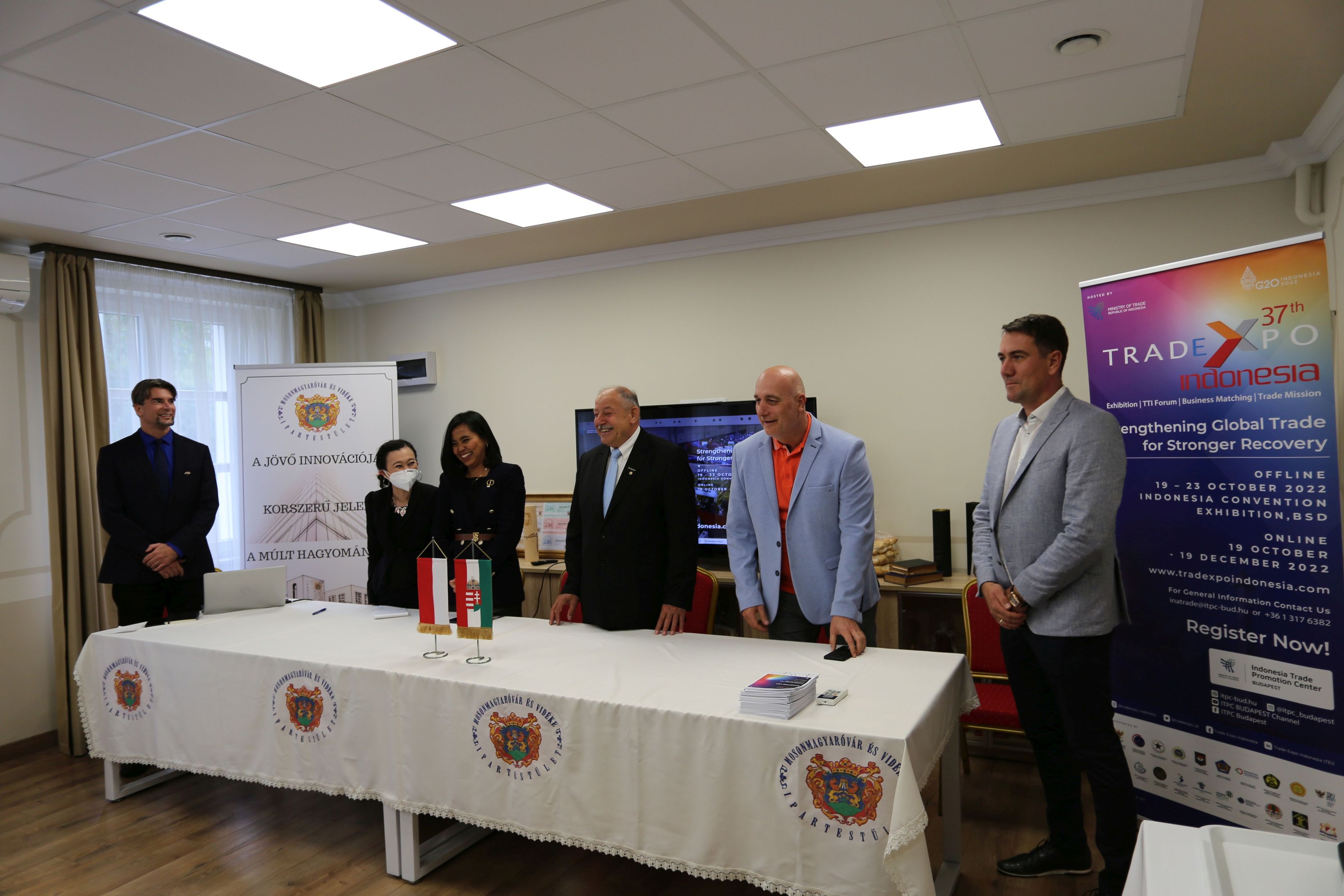Dissemination of Trade Expo Indonesia 2022 at the Industry Association in Mosonmagyaróvár