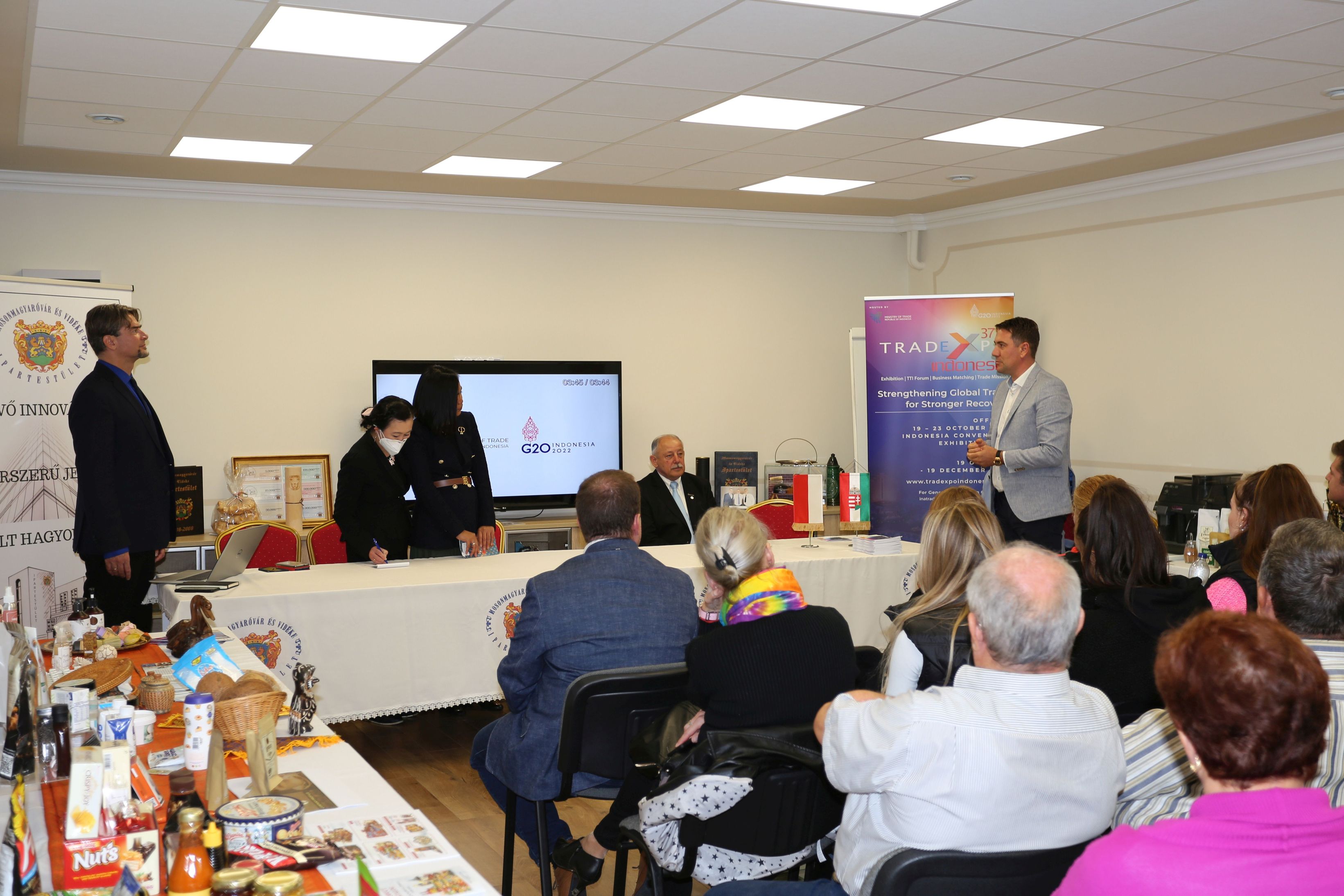 Dissemination of Trade Expo Indonesia 2022 at the Industry Association in Mosonmagyaróvár